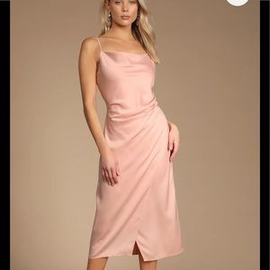 Lulus satin dress